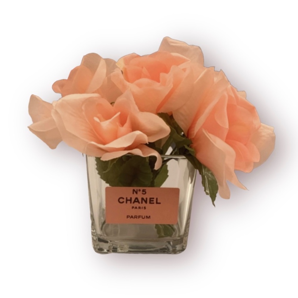 Inspired flower vase pink